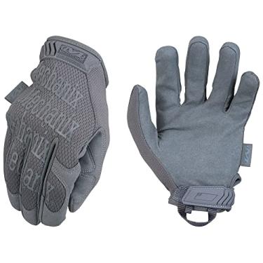Imagem de Mechanix Wear: Luvas de trabalho táticas originais com ajuste seguro, aderência flexível para uso multiuso, luvas de segurança duráveis para tela sensível ao toque para homens (cinza, grande)