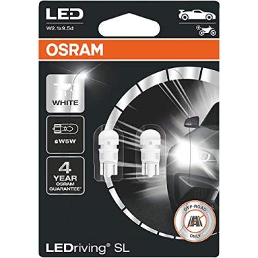 Imagem de OSRAM Retrofit LED Premium W2.1x9.5d, LED-W5W, iluminação interior, 2850CW-02B, branco frio, carro de passageiro de 12 V, bolha dupla (2 unidades)