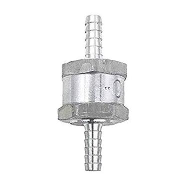 Imagem de Amrxuts 6 mm 1/4" combustível não devolução válvula de verificação unidirecional gasolina diesel óleo de combustível água liga de alumínio