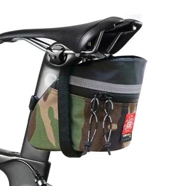 Imagem de Bolsa de selim de bicicleta Rough Enough com fita refletiva 3M para Road Mountain Bikes Outdoor Tactical Camo