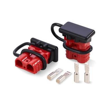 Imagem de Orion Motor Tech Kit de plugue do chicote de fios de desconexão rápida da bateria de bitola 6-8 para guincho ou trailer de recuperação, 12-36V DC, 50A