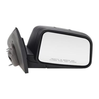 Imagem de Motoforti Substituição do espelho retrovisor do lado do passageiro direito de 3 pinos para Ford Edge 08 Montagem do espelho retrovisor lateral aquecido manual dobrável superfície preta Nº FO1321381