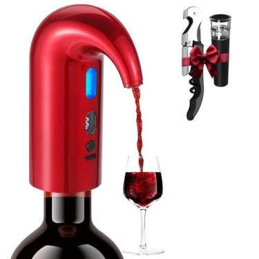 Imagem de Aerador, decantador e dispensador elétrico de vinho BLUBYEES 3 em 1