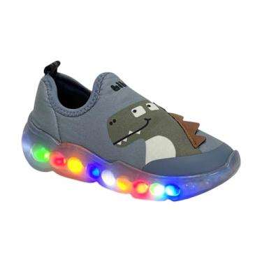 Imagem de Tênis Bibi Com LED Roller Celebration 3.0 Dinossauro 1252017 Azul