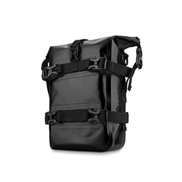 Imagem de Chusui Bolsa lateral para motocicleta Bolsa lateral completa à prova d'água 8L Bolsa para motocicleta Pode ser como bolsa de ombro ou bolsa tipo estilingue CL