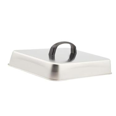 Imagem de Fenteer Tampa para grelha de hambúrguer, cúpula de derretimento multiuso, cúpula para grelhar, chapa plana, bifes, hambúrgueres, comercial, 26x20x5cm