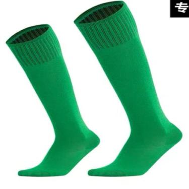 Imagem de 20 Pares Meiao de Futebol Infantil Jogador Profissional Meia de Futebo