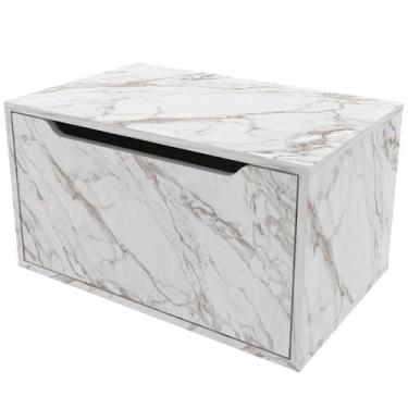 Imagem de Gabinete de Banheiro 60 cm com 1 Porta Basculante - Tecnomobili, Mármo