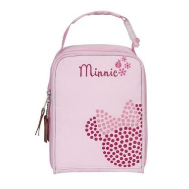 Imagem de Necessaire Infantil Térmica Decorada Minnie Rosa com Divisórias - BABY