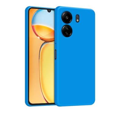 Imagem de Capa Capinha Case Para Xiaomi Redmi A5 4G Silicone Forro Aveludado Proteção Premium (AZUL JEANS)
