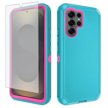 Imagem de Asuwish Capa de celular para Samsung Galaxy S25 Ultra 5G Capa de celular híbrida robusta à prova de choque rígida protetora à prova de quedas acessórios móveis de corpo inteiro resistente S25Ultra