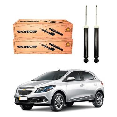 Imagem de Par Amortecedor Traseiro Onix 1.0 1.4 2012 A 2016 - Monroe