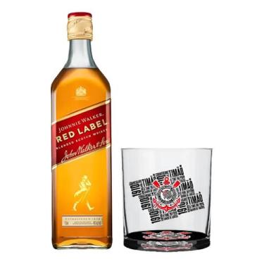 Imagem de Presente Kit Red Label + Copo Personalizado Time Do Coração Corinthian