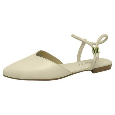 Imagem de Mule Feminino Rasteiro Slingback Estilo Bico Fino Beira Rio