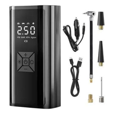 Imagem de Super Mini Compressor Digital Bomba De Encher Pneus Bola Portátil Para