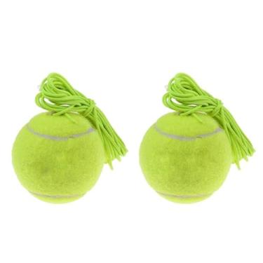 Imagem de Bola de treinamento de tênis com cordas, bolas de treinamento de tênis, bola de corda elástica na corda, bolas de treino