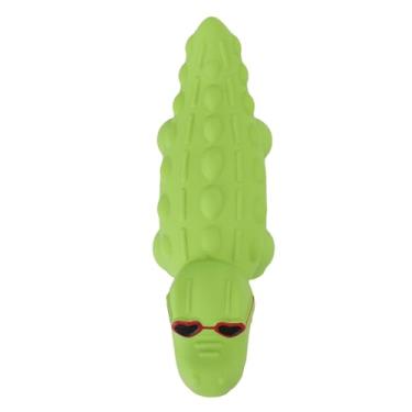 Imagem de Pssopp Brinquedo de Dentição de Cachorro Macio de Látex, Aliviar a Solidão Incorporada No Dispositivo de Som Versátil Anti -mordida Cachorro Mastigar Brinquedo Squea (Crocodilo)