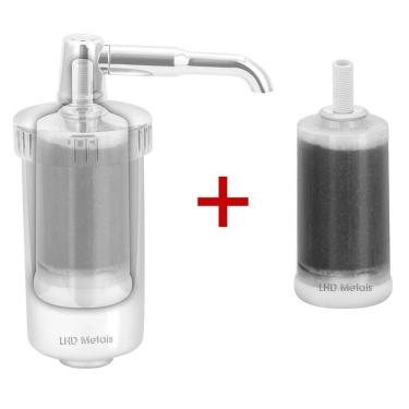 Imagem de Torneira Filtro Bica Móvel Cromado +  Refil Extra C/50