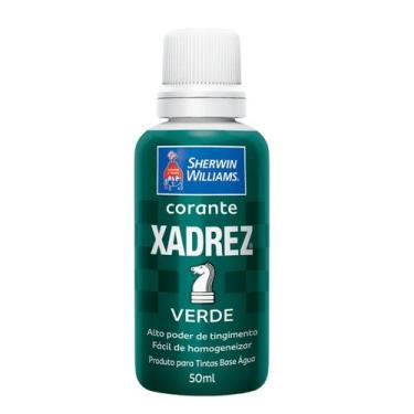 Imagem de KIT COR LIQ XADREZ VERDE 50 ML  12und  XADREZ