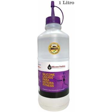 Imagem de Silicone Lubrificante Esteira Eletrica Academia Doméstica 1 Litro Bico