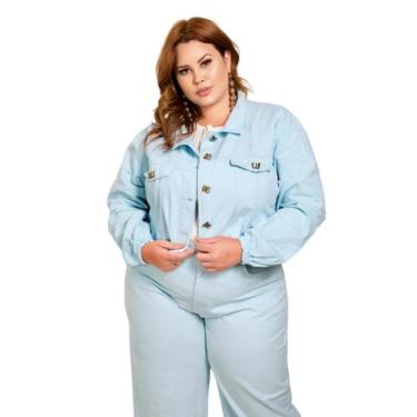 Imagem de Jaqueta Feminina Sarja Azul Sky Cropped - Razon Jeans, G1