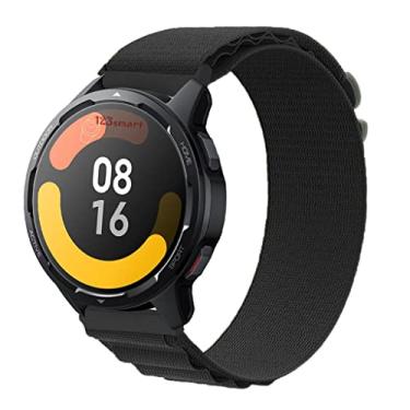 Imagem de Pulseira de Nylon com Presilha marca 123smart Compativel com Watch S1 /S1 Pro / S1 Active Marca 123Smart - Preto