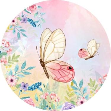 Imagem de Painel Festa Redondo 1,50m Borboleta (BBL068)
