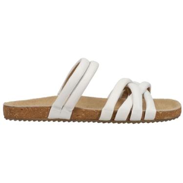 Imagem de Sandália esportiva feminina COCONUTS by Matisse Zurie Slide casual - branca, Branco, 39 BR