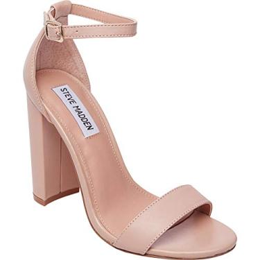 Imagem de Steve Madden Sandália feminina Carrson com salto, Couro blush, 6