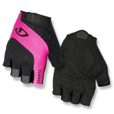 Imagem de Luva Ciclismo Feminina Giro Tessa Preto/Rosa Tamanho G