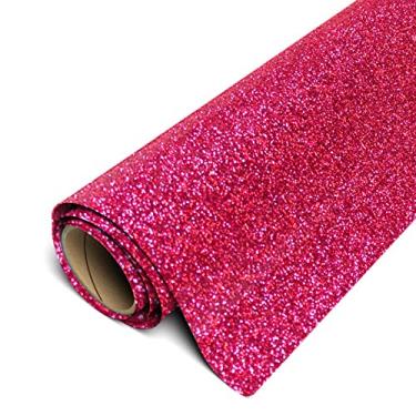 Imagem de Siser Glitter HTV rolo de 30,48 cm x 91,44 cm - vinil de transferência de calor para ferro, Blush