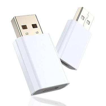 Imagem de Adaptador USB tipo C fêmea para USB tipo A macho, adaptador de cabo carregador USB C para USB compatível com carregador MagSafe sem fio/iPhone 12 11 Mini Pro Max/iPad Pro/MacBook/Pixel 2 3 4 5l