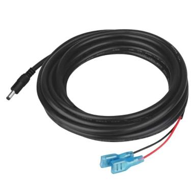 Imagem de Cabo de alimentação para câmera de trilha, cabo de alimentação externa DC, compatível com plugue CC de 4,0 x 1,7 mm, ideal para conexão com bancos de energia portáteis, painéis solares, câmeras