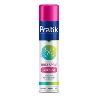 Imagem de Tinta Spray Pratik Luminosa Magenta 400ml
