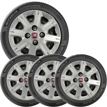 Imagem de 4X Calota Fiat Elba Premio Siena Aro 13 Com Emblema 072Cb