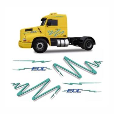 Imagem de Faixa Edc 1996 Adesivo Verde Caminhão Genérico