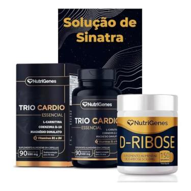 Imagem de Kit Solução De Sinatra Trio Cardio + D - Ribose Nutrigenes Sabor Sem Sabor