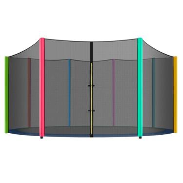 Imagem de Rede de trampolim, substituição de rede de trampolim redonda premium de 3,6 m, resistente a UV, resistente ao clima, respirável, durável (não inclui varões)