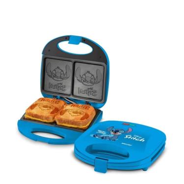 Imagem de Sanduicheira Elétrica Mallory Stitch Superfície Antiaderente, Luzes Led, Alça com Toque Frio e Trava de Segurança