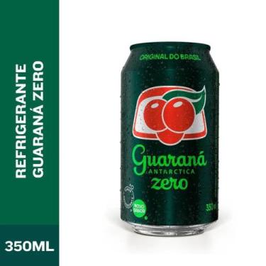 Imagem de Pack Refrigerante Antarctica Zero Guaraná Lata 350ml 12 Unid - Guaraná