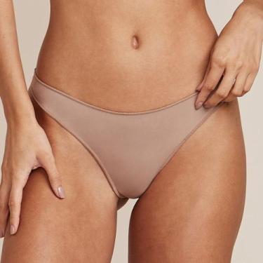 Imagem de Calcinha Hope Fio Dental Acabamento Invisível 3784, Bege camurca, M