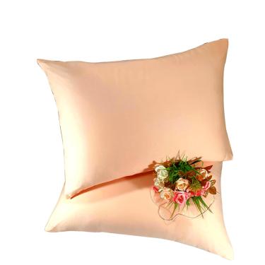 Imagem de Fronha Malha 100% Algodão Lisa Salmão Par Linha Trento Camitália 2 peças