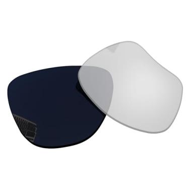 Imagem de Acefrog Lentes de reposição polarizadas de 1,5 mm para óculos inteligentes Ray-Ban Meta Wayfarer RW4008 53 mm, material atualizado, resistente a impactos - fotocromático transparente a preto não