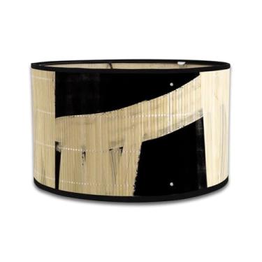 Imagem de lamp shades Substituição de abajures para luminárias de mesa e de chão, suporte para lâmpada E27 com padrão geométrico em bambu(Figure4)
