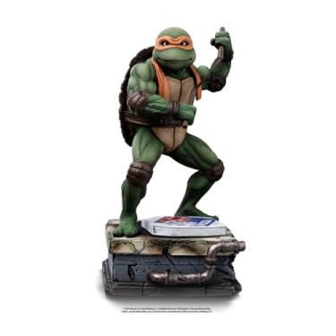 Imagem de Iron Studios Estátua Michelangelo As Tartarugas Ninja Art Scale 1/10 Resina Polystone 18,7cm
