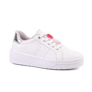 Imagem de Tênis Infantil Menina Izalu Emojis, Branco, 34