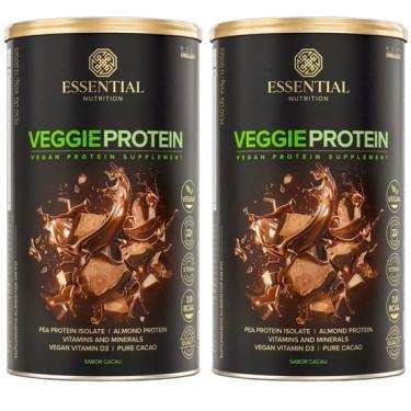 Imagem de Kit 2X: Veggie Protein Cacao Essential Nutrition 455g