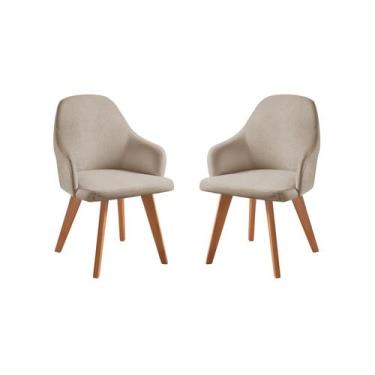 Imagem de Kit 2 Cadeiras para Sala de Jantar Manuela - Zurc Decor