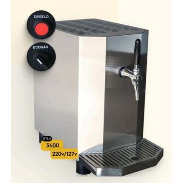 Imagem de Chopeira ecogás 35 litros gelinox dispensa uso de cilindro gás, 110V