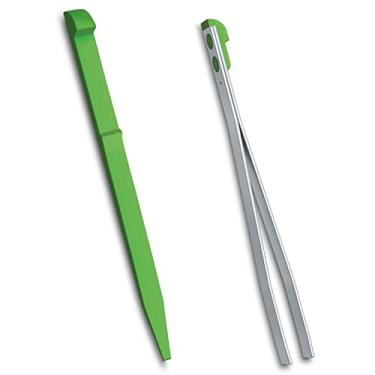 Imagem de Victorinox Palito de dente colorido + pinças sobressalentes para canivete suíço pequeno de 58 mm (verde)